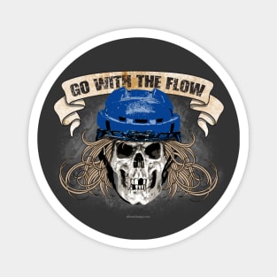 Go With The Flow (Hockey Hair) Magnet